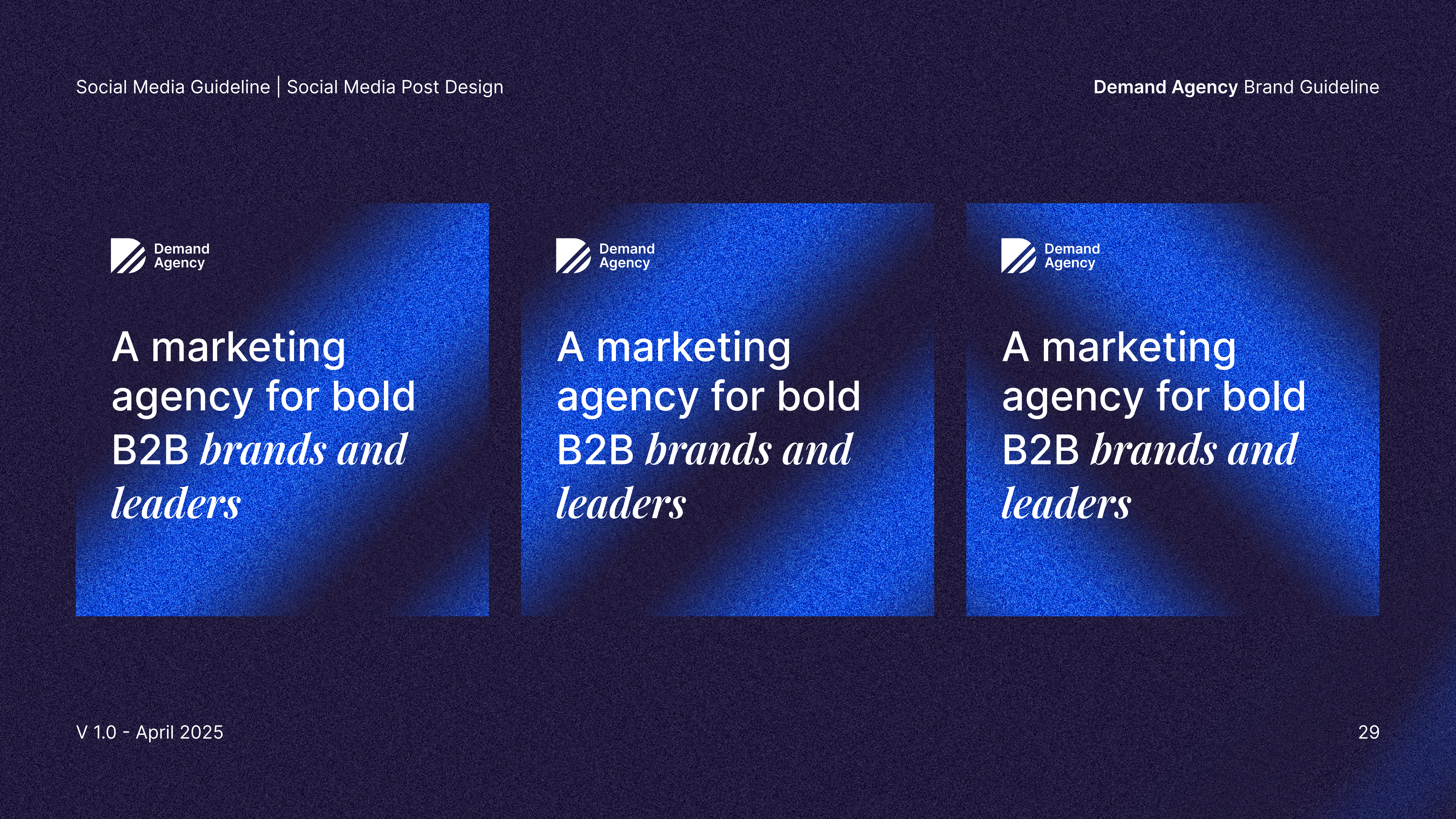 Demand Agency visuals